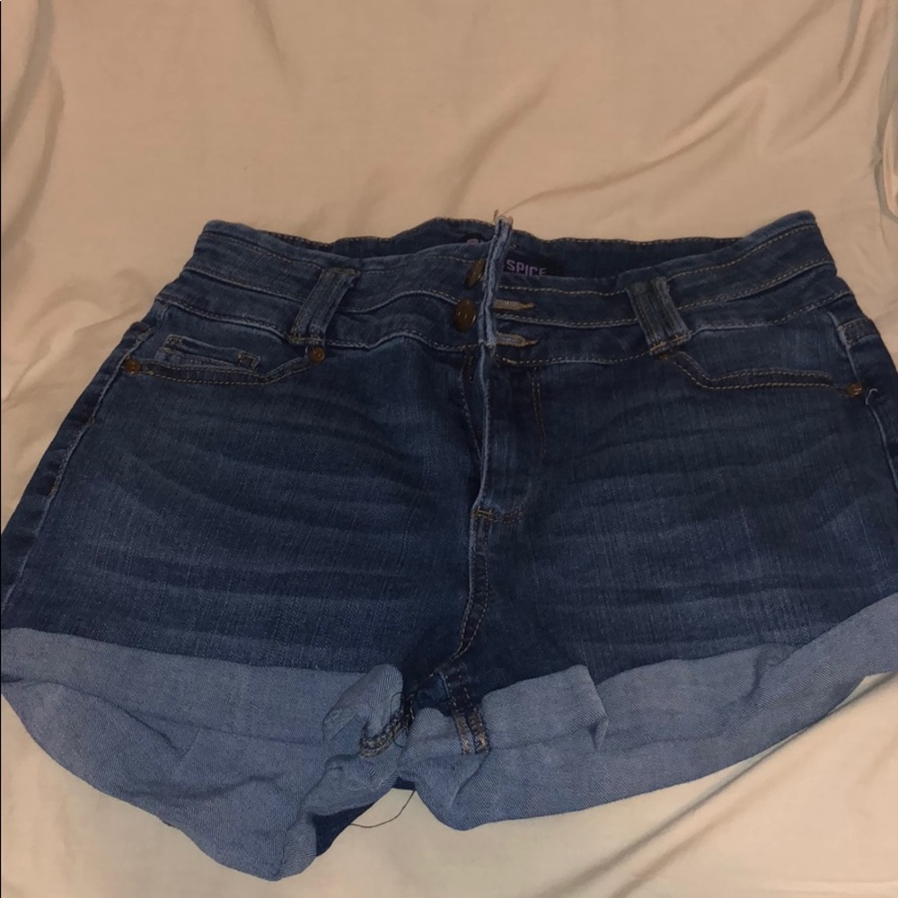 High waisted shorts